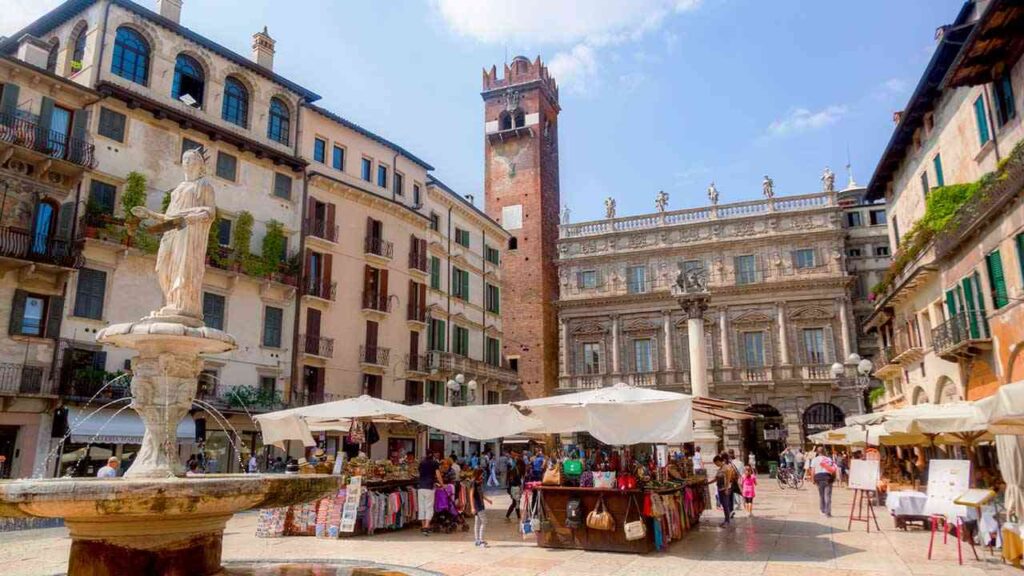 Erbe Square in Verona