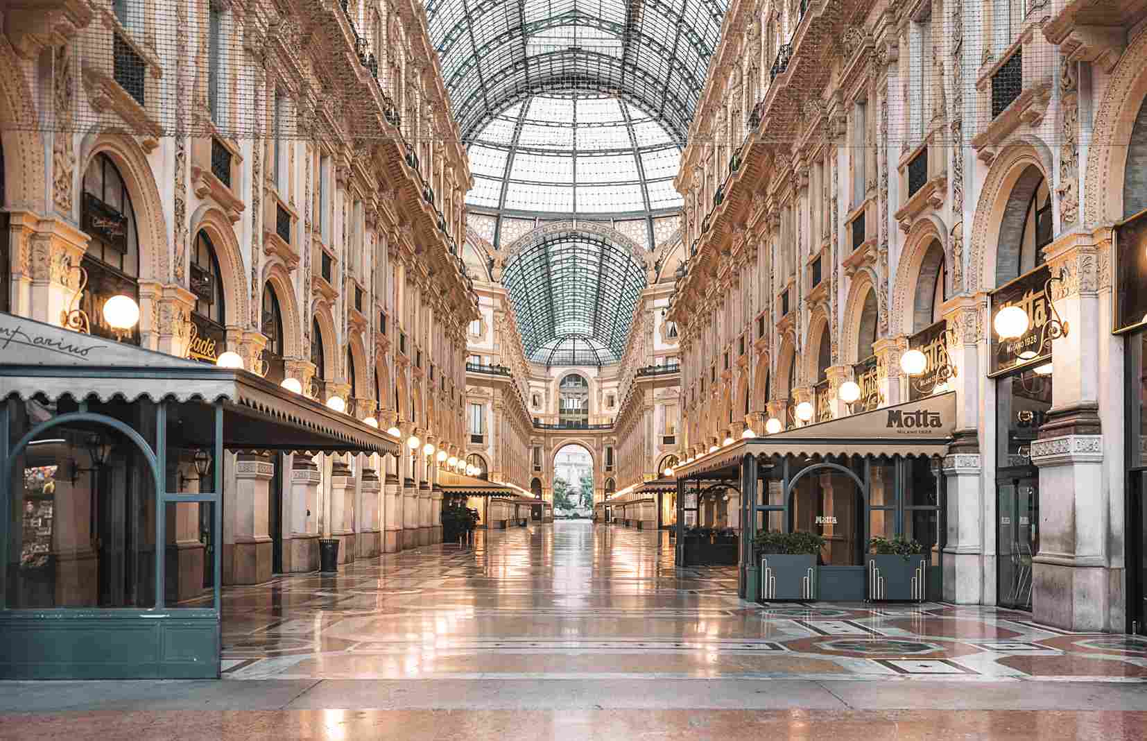 Milan shopping center