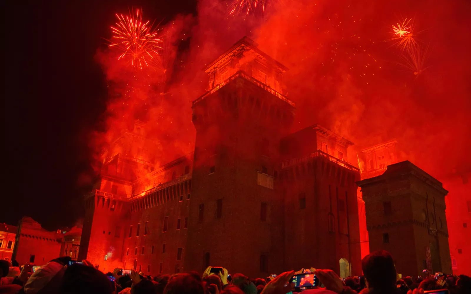 Burning Castle Show in Ferrara