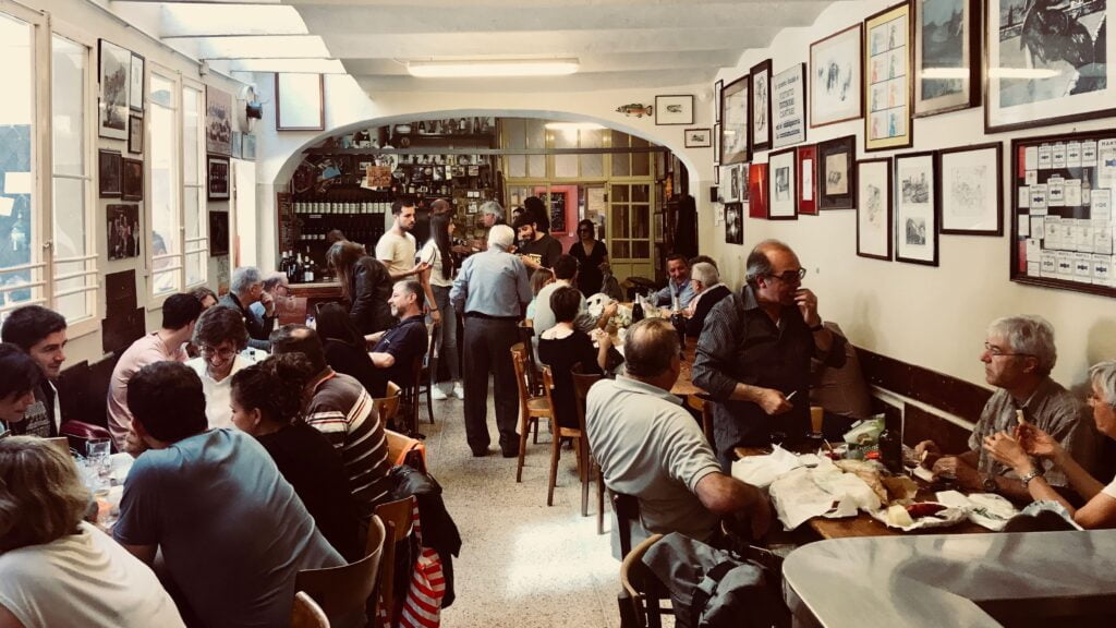 Traditional Osteria in Bologna