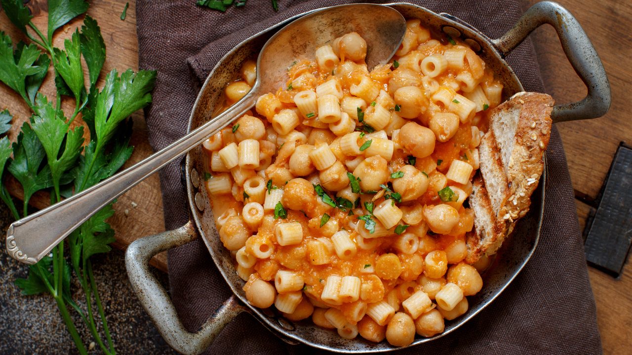 Chickpeas Pasta